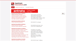 Desktop Screenshot of apartmentassociations.com